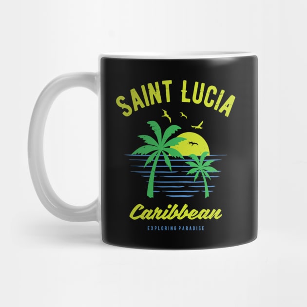 Saint Lucia Caribbean Paradise Gift and Souvenir by shirtonaut